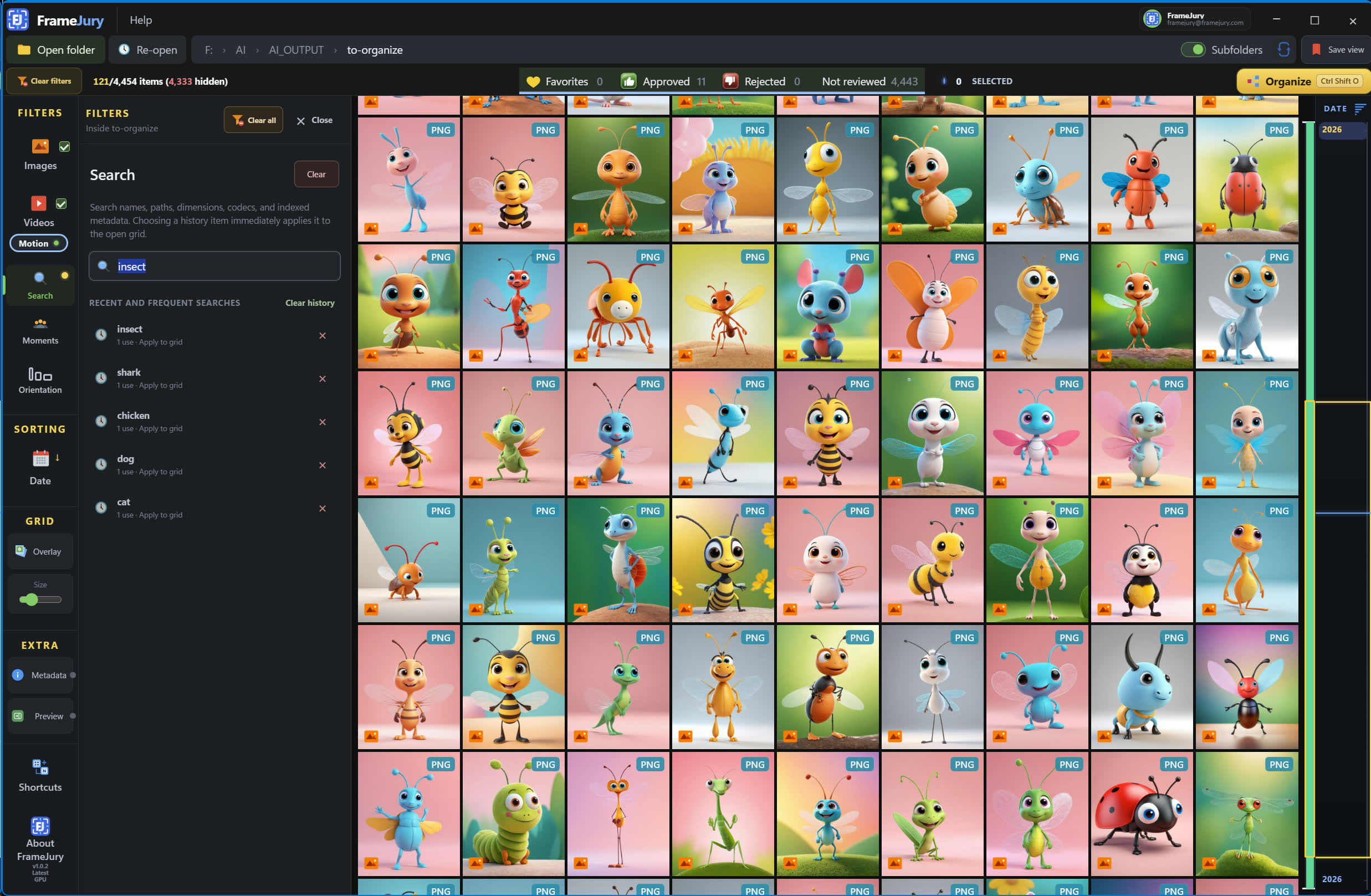 FrameJury media search thumbnail